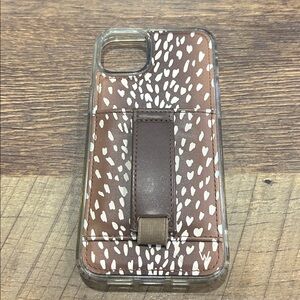 Walli case iPhone 14 Plus.   Animal print case